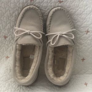 Brand New My Slippers Moccasins Genuine Leather Upper Memory Foam